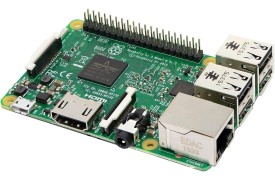 Raspberry Pi 3 Model B, Quad Core CPU 1.2 GHz, 1 GB RAM