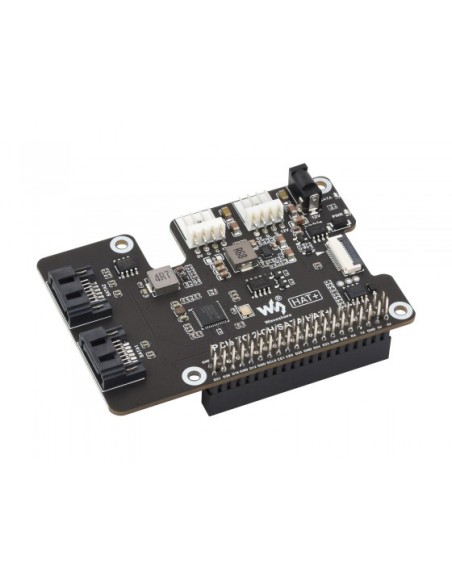 Adaptateur SATA double pour Raspberry Pi 5