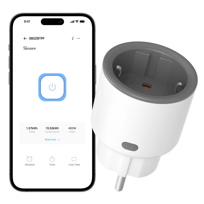 SONOFF Prise intelligente Zigbee