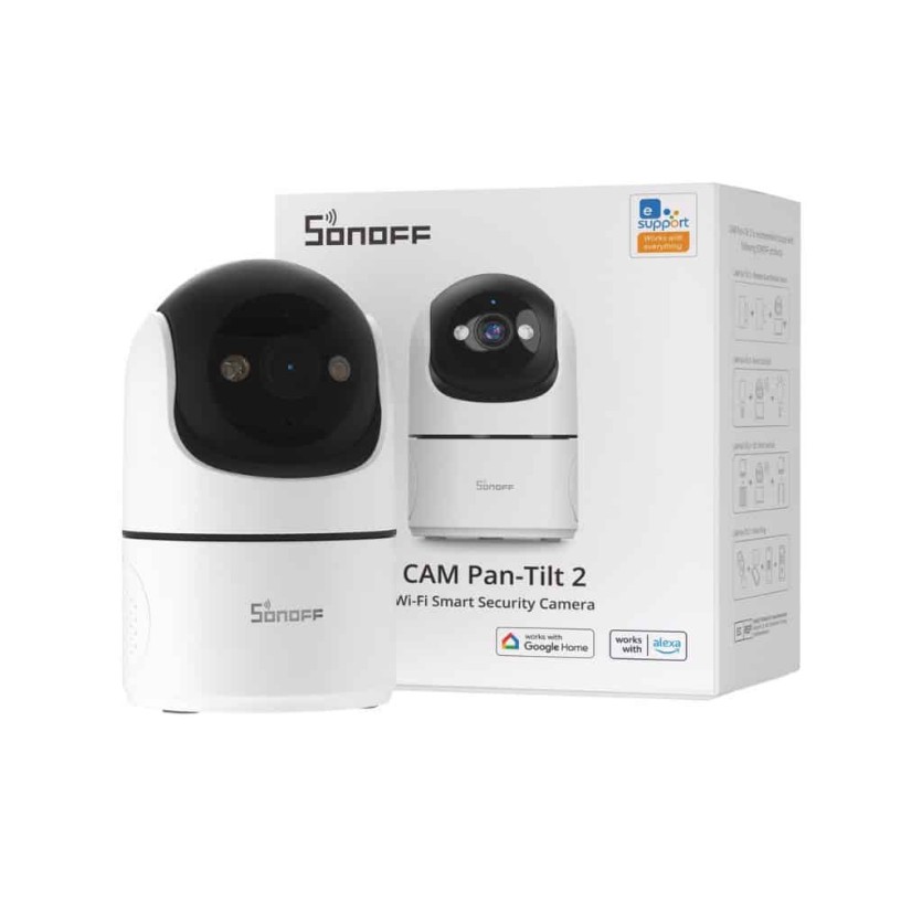 SONOFF CAM Caméra de sécurité intérieure Pan-Tilt 2 Smart