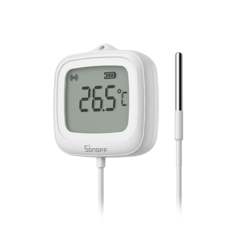 Capteur de température Zigbee avec écran LCD et sonde