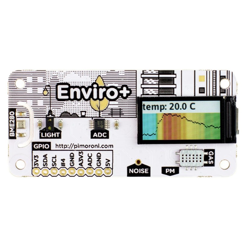 Capteurs Enviro pour Raspberry Pi - Version Plus