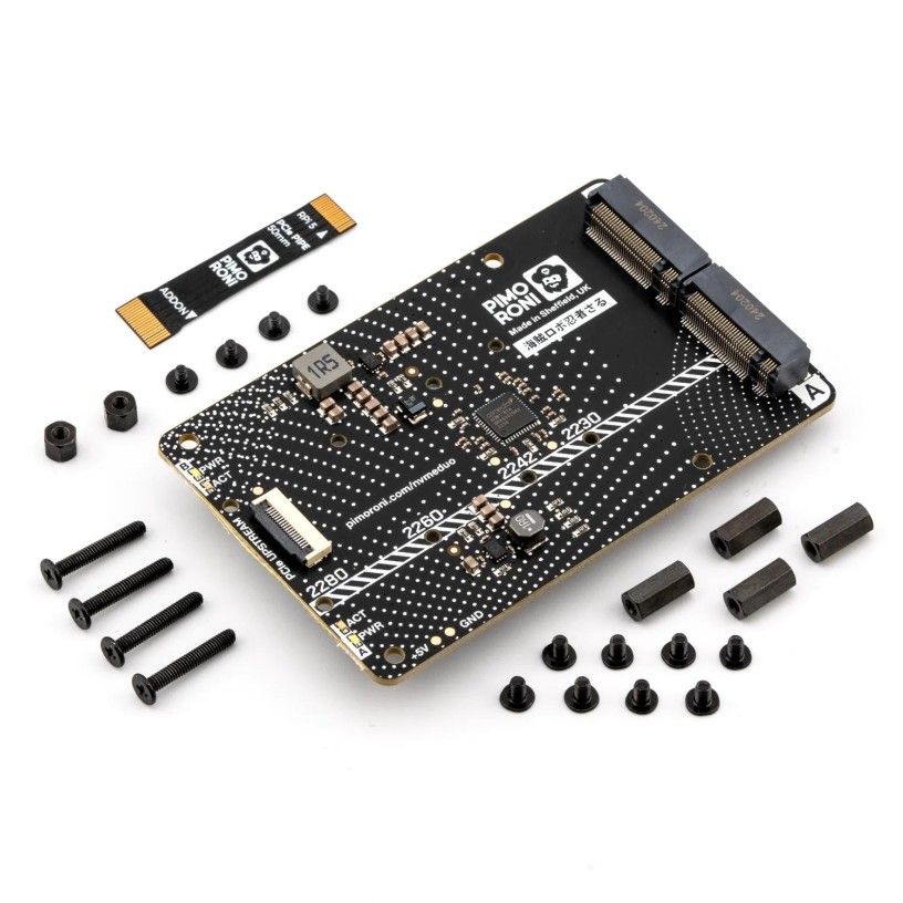 Double base NVMe pour Raspberry Pi 5
