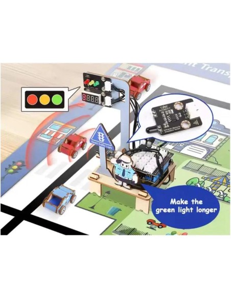 Kit éducatif sur les transports intelligents ACEBOTT DIY