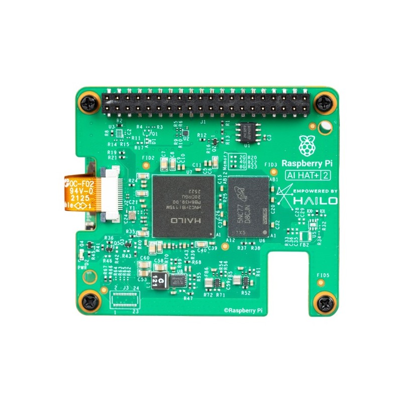 AI HAT+ V2 officiel pour Raspberry Pi 5 - 40TOPS
