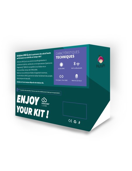 Kit Budget Arduino UNO Q (2GB - 16GB eMMC)