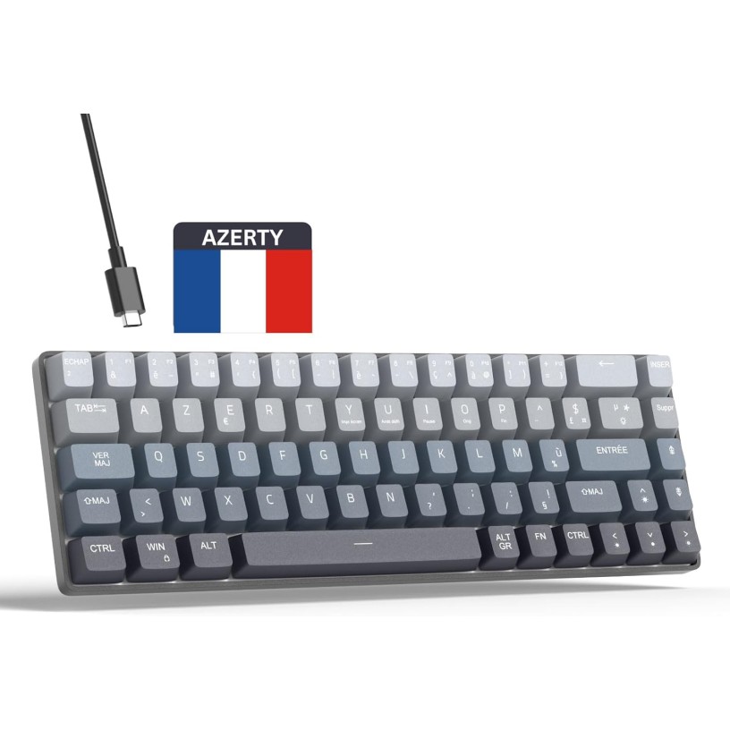60per Clavier mécanique de jeu MageGee