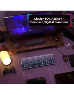 60per Clavier mécanique de jeu MageGee 2