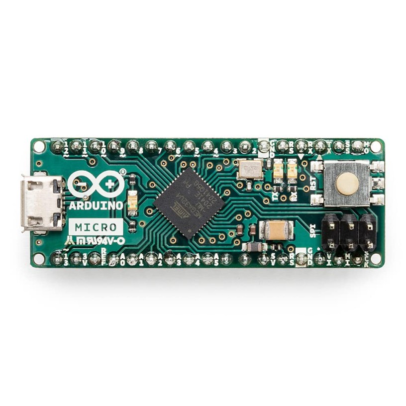 Arduino Micro avec Headers microprocesseur [A000053]