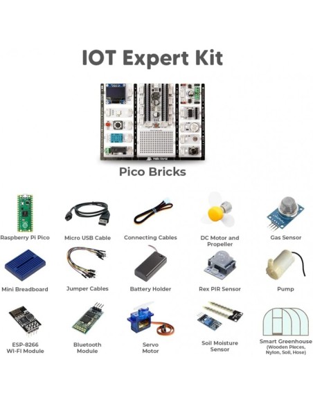 Kit Pico Bricks_Programmation et kits de développement électronique (Kit expert)
