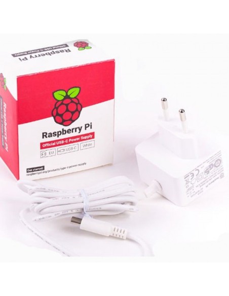 Alimentation officielle 15.3W USB-C pour Raspberry Pi 4 [EU]