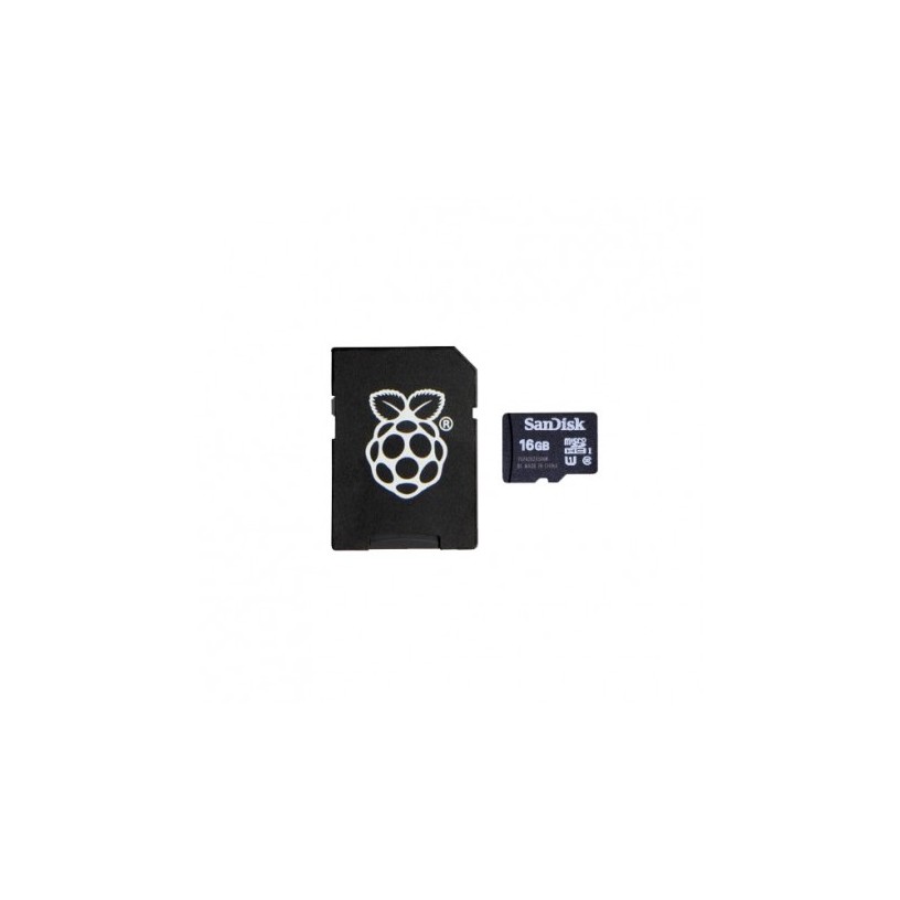 Carte micro SD officielle avec Noobs (système d'exploitation) pour Raspberry Pi 4 - 32GB