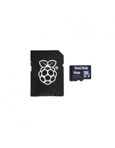 Carte micro SD officielle avec Noobs (système d'exploitation) pour Raspberry Pi 4 - 64GB