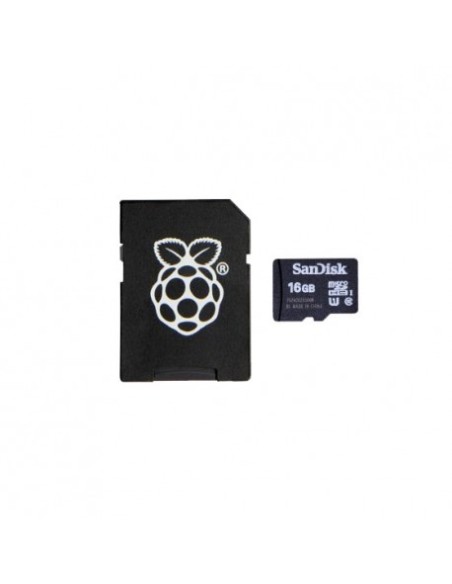 Carte micro SD officielle avec Noobs (système d'exploitation) pour Raspberry Pi 4 - 64GB