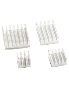 4 Paquet de dissipateurs thermiques Aluminium gris
