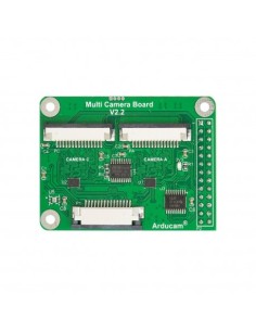 Module adaptateur multi-caméras [Accommodate up to four 5MP or 8MP Raspberry Pi cameras]