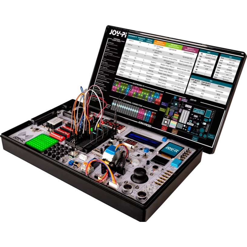 JoyPi Advanced experiment case / Compatible avec Raspberry Pi 4 et Pi Pico, Arduino Nano, Micro:Bit, NodeMCU ESP32