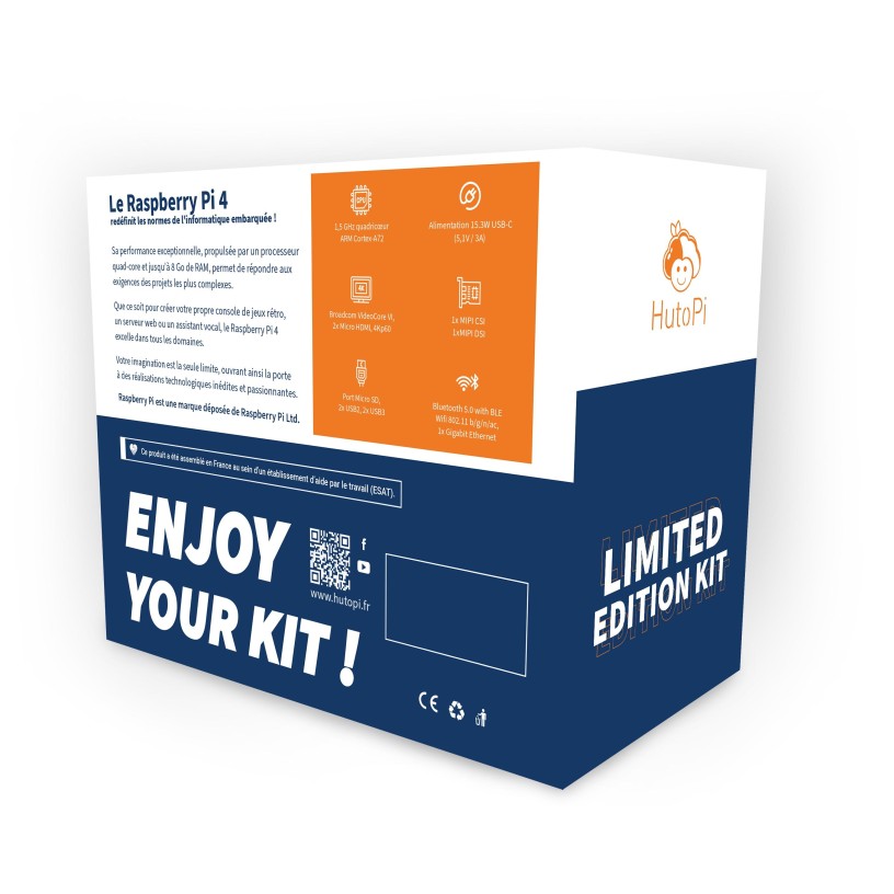 KIT RASPBERRY PI 4 - Edition limitée - version 2GB