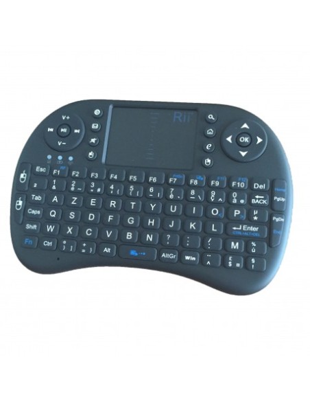 Clavier mini bluetooth Rii I8 AZERTY (QUERTY)