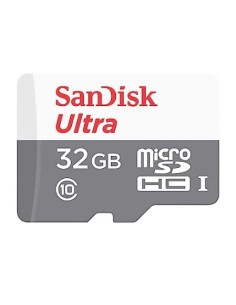 Carte Micro SD Sandisk - 32GO classe10 / 100MB (Sans adaptateur)