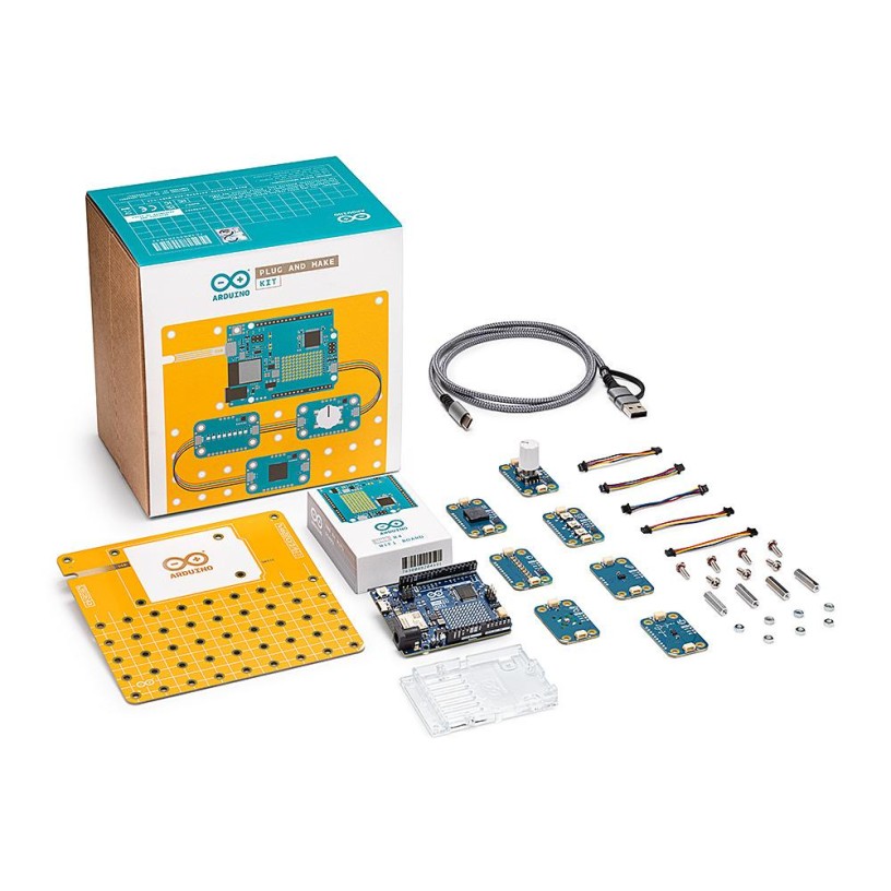 ARDUINO PLUG AND MAKE KIT - Kit Arduino Rev 4 -