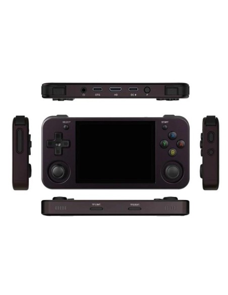 RG353M Console de jeux portable en aluminium avec écran tactile 3.5-inch et jeux compatibles Dual OS / 4400