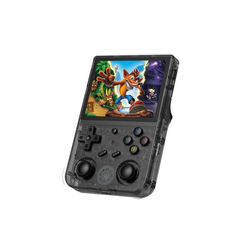 RG353V Console de Retrogaming portable avec écran 3.5-inch et Dual OS (version noire) / 4400+ jeux compatibles