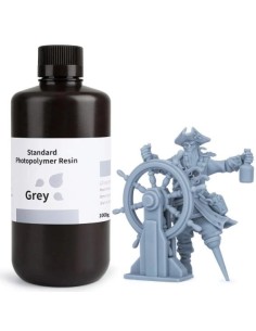 Résine colorée standard pour l'imprimante 3D Saturn - Gris 2