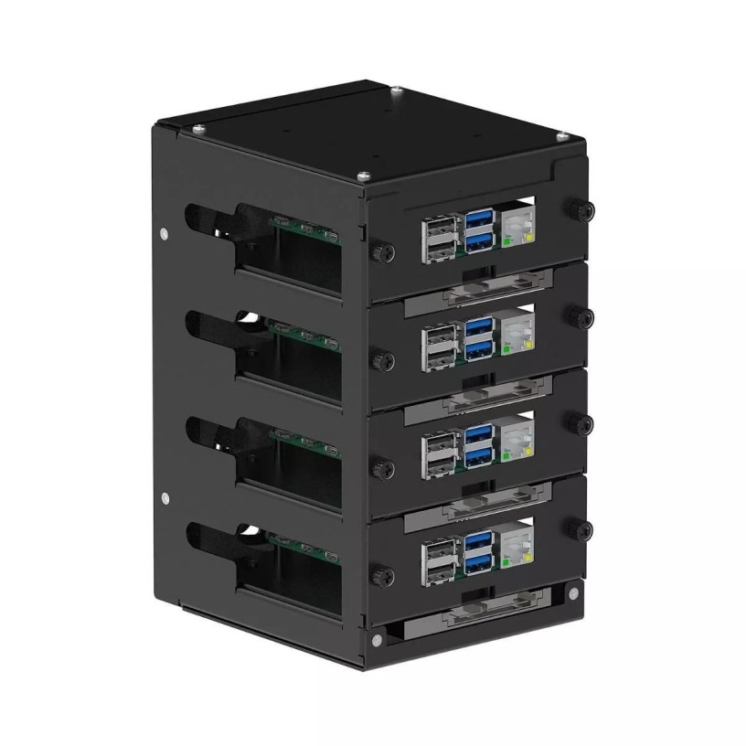 Cluster rack pour Raspberry Pi 5 (Compatible avec tous les modèles)