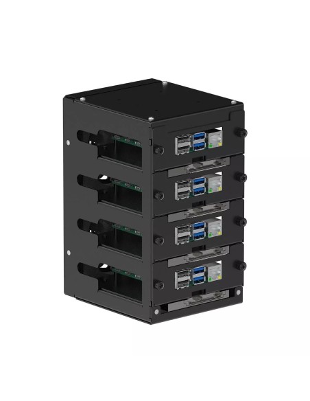 Cluster rack pour Raspberry Pi 5 (Compatible avec tous les modèles)