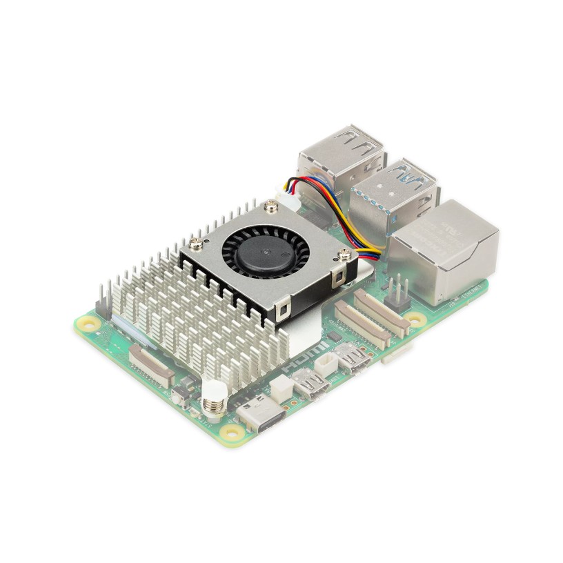 Ventilateur/dissipateur de chaleur officiel pour Raspberry Pi 5