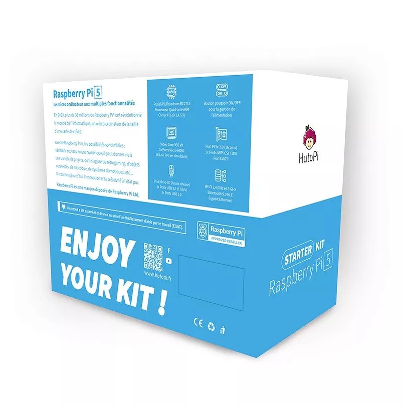 Kit de démarrage Raspberry Pi 5 - version 8GB