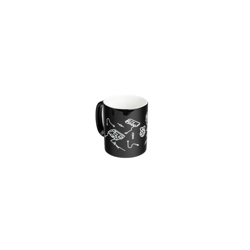 Mug Raspberry Pi - Design noir